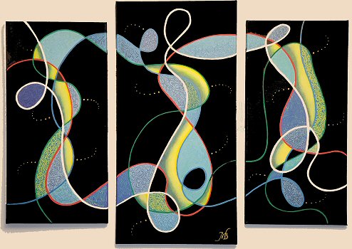 Concerto with
Dancers triptych